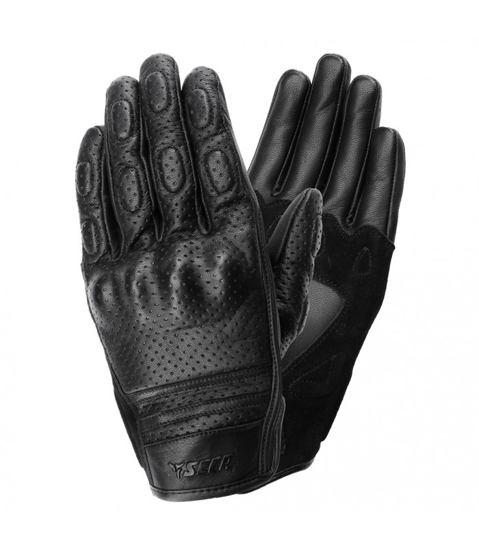 Мотоперчатки SECA TABU II PERFORATED black